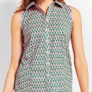Talbots pineapple top